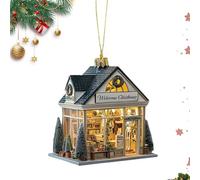 Christmas Tree Decorations - Two-Dimensional Acrylic Ornament | Home Christmas Decorations for Indoor Use, for Window Party Holiday Home Wall Car Backpack Celebration