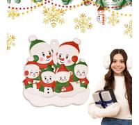 Christmas Tree Decorations | Waterproof Resin Snowman Pendant - Christmas Snowman Ornaments,for Windowsill Bedroom Balconies Doorways Wall Garden Yard Path Porch Door Knobs