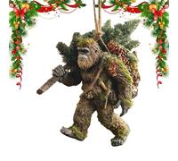 Christmas Tree Decorations - Weird 2D Acrylic Festive,Christmas Ornaments Animal Charm - for Door Window Patio Porch Yard Living Room Bedroom Party Holiday Display