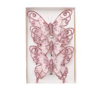 Christmas Tree Decorative Butterflies with Clip, Small Butterflies Christmas Ornaments Butterfly Shape Christmas Tree Pendant Butterfly Hair Clip Christmas Tree Decorations