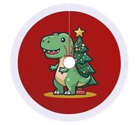 Christmas Tree Dinosaur Stylish Christmas Tree Skirt 48"x48"