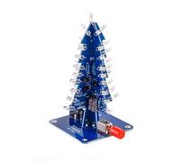 Christmas Tree DIY Kits, LED Multicoloured 3D Christmas Tree Electronic DIY Kit For Soldering Practice Learning