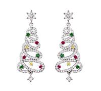 Christmas Tree Earrings for Women,Christmas Earrings,Drop Dangle Earring