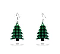Christmas Tree Earrings for Women Cute Christmas Tree Cake Shape Earring Cute Acrylic Christmas Holiday Drop Dangle Earrings Christmas Decorations Clearance, S, Resin, No Gemstone