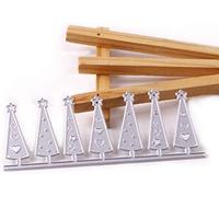 Christmas Tree Edge Metal Die Cuts, Christmas Cutting Dies Cut Stencils for DIY Scrapbooking Album Decorative Embossing Paper Dies Card Making