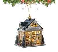 Christmas Tree Embellishments | 2D Acrylic Home Ornament | Home Christmas Decorations | Front Window Party Holiday Home Wall Car Celebration