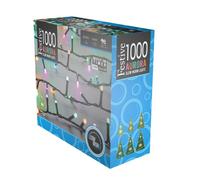 Christmas Tree Fairy Lights Multifunction Aurora Outdoor 1000 LED - 24.97m Glow-Worm