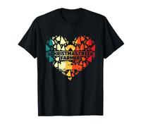 Christmas Tree Farmer Heart Rainbow Forest T-Shirt