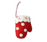 Christmas Tree Felt Ornament, Small Hanging Keepsake - Christmas Felt Glove and Stocking Ornament, for Bedroom, Living Room, Balcony, Garden, Party, Mantle, Windowsill, Wall