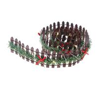 Christmas Tree Fence - Small Christmas Tree Fence, Wooden Fence | Wooden Fairy Fence Decorative Ornaments Christmas Tree Fence Fest Decorations