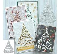 Christmas Tree Flower Leaf Metal Die Cuts,Animal Cat Hat Cutting Dies Cut Stencils DIY Scrapbooking Decorative Embossing Paper Scrapbooking Card Making
