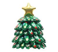 Christmas Tree Foil Balloons - Large Holiday Decorations | 4D Christmas Tree Standing Balloon | Festive Holiday Decorative Accessories For Yard, Office, Home, Christmas Tree Display Stands