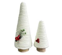 Christmas Tree for Desk, Pack of 2 Christmas Tree Decoration for Table, Desk Decoration, Holiday Parties, Home, Fireplace, Counter, Living Room Decoration Ideas, Material Proven for Years and Offers a