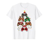Christmas Tree Game Controllers Xmas Holiday Gamer Boys Kids T-Shirt