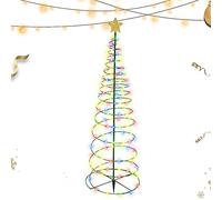 Christmas Tree Garden Stake Light,Outdoor Fairy Lights - Christmas Tree Create A Christmas Mood With Solar Powered LED Lights, Suitable for Lawn, Aisle, forecourt