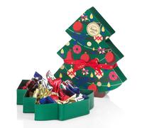 Venchi, Christmas Tree Gift Box with Assorted Cometa Chocolates, Limited Edition, 7.0 oz, Gluten-Free, Free from Colourings and Preservatives, Gift and Decoration Idea