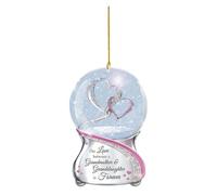Christmas Tree Gift For Women Ornaments Acrylic Decorative Pendant Car Accessories Interior Rearview Revealer Decoration Pendant 2D Flat Decoration Necklaces (I, One Size)