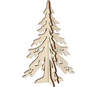 Christmas Tree, H: 20 cm, W: 13 cm, Plywood, 1pc