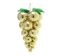 Christmas Tree Hanging Grape Ornament, Adds a Touch of Festivity to Your Seasonal Decor (Gold)
