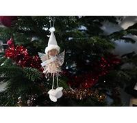 Christmas Tree Hanging Khaki Angel Gnome Doll Pendants Xmas Tree Decoration Ornaments