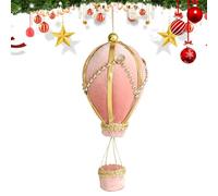 Christmas Tree Hanging Ornaments, Creative Christmas Pendants - Hot Air Balloon Tree Christmas Pendants Ornaments Flannel Creative,Holiday Supplies Small Colorful Pearls Decorations n