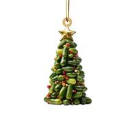 Christmas Tree Hanging Ornaments, Funny Pickle Cucumber Hanging Ornament, Acrylic Cucumber Pendant for Christmas Tree Decorations