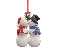 Christmas Tree Hanging Pendants | Snowman Penguin Bear Festive Featuring, And Polar Designs - Perfect For Wall, Doorway, Home Décor, Parties, New Year, Or Valentine’s Day.