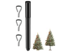 Christmas Tree Height Extender, 14.8 Inch Artificial Christmas Tree Height Extender Adjustable Christmas Tree Base Extension Pole With 3 Fixing Screws Christmas Tree Riser For Taller Tree Decorations