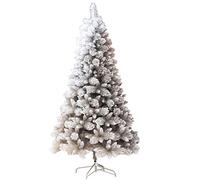 christmas tree, holy white artificial tree, encrypted pvc falling snow fir tree, large flocked pines, christmas decorations