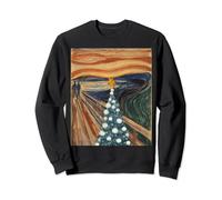 Christmas Tree in The Scream Sweatshirt