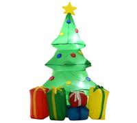 Christmas Tree Inflatable Xmas Air Blown 5ft LED Lawn Yard Outdoor Ornaments