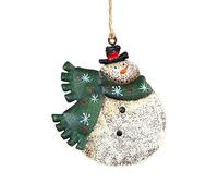 Christmas Tree Iron Craft Hanging Ornament Cartoon Santa Snowman Metal Sheet Pendant Vintage Party Decoration Tree Decorations Indoor Fall