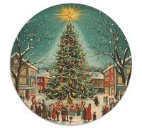 Christmas Tree Jigsaw Puzzles Puzzle for Adults Kids. 1000 Piece Great Gifts Challenge Toy Educational Games Home Decoration for Adults& Kids Age 14 Years Up 1000pcs (67.5x67.5cm)