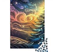 Christmas Tree Jigsaw Puzzles Puzzles for Adults Kids. 1000 Piece Great Gifts Challenge Toy Educational Game Home Decoration for Educational Games Gifts 1000pcs (75x50cm)