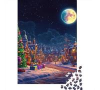 Christmas Tree Jigsaw Puzzles Puzzles for Adults Kids. 1000 Piece Great Gifts Challenge Toy Educational Games Home Decoration for Adults& Kids Age 14 Years Up 1000pcs (75x50cm)