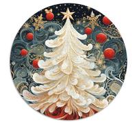 Christmas Tree Jigsaw Puzzles Puzzles for Adults Kids. 1000 Piece Whimsical Challenge Toy Educational Games Home Decoration for Educational Games Gifts 1000pcs (67.5x67.5cm)
