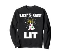 Christmas Tree Let's Get Lit Sweatshirt