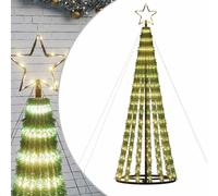 (cold white) vidaXL Christmas Tree Light Christmas Decoration Fairy Light Cone 275 LEDs