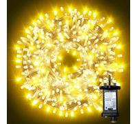 Christmas Tree Lights 105M, 1000 LED Fairy Lights Plug in Warm White | Mains Powered, Memory& Timer, 8 Modes, 4 Brightness, IP65 Waterproof, for Christmas Decoration