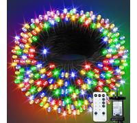 Christmas Tree Lights 105M, LED Christmas Lights Outdoor Multicolor | Mains Powered, 8 Modes with Remote, Memory&Timer, 4 Brightness, IP65 Waterproof, for Christmas Decoration