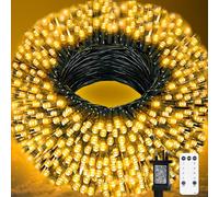 Christmas Tree Lights Outdoor, 80m 800LEDs Fairy lights Plug in 8 Modes, Waterproof Warm White Fairy Light Mains Powered with Remote Timer, Indoor Outside Xmas Light for Garden Party Xmas Decorations