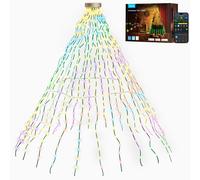Govee Christmas Tree Lights, Smart 480 LEDs RGBIC Christmas Lights, 2M*24 Strips Smart String Lights Indoor, Music Sync, Voice Control, 60+ Scene Modes for Holiday Decor, Green Wire