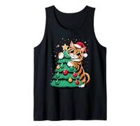 Christmas Tree Maine Coon Sunglasses American Longhair Tank Top