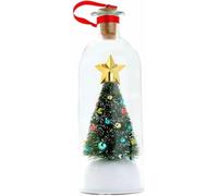 Christmas Tree Message in a Bottle, Recordable Ornament with Voice Playback Cork, Mr Christmas Message in a Bottle Featuring Snowy Nostalgic Scene, Unique for Xmas Home Decor(1pc)