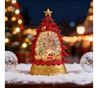 Christmas Tree Mini 14.5cm, Mini Christmas Tree with Lights, Tabletop Xmas Trees, Xmas Trees Ornaments for Tabletop