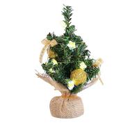 Christmas Tree Mini Desktop - Decoration with Lights | Miniature Christmas Tree for Table - for Home Students Bedroom Craft Lovers Table Coffee Table Living Room Nightstand Shelf