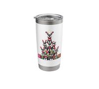 Christmas Tree Miniature Schnauzer Schnauzers Stainless Steel Insulated Tumbler