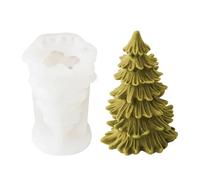 Christmas Tree Molds For Crafts - 3D Tree Shaped Resin Mold | DIY Resin Candle Craft Mould Enn Silicone For Art Dice Resin Die,Lla Making Dice Candles Made In May