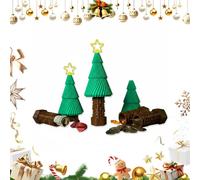 Christmas Tree Money Puzzle Box for Cash & Gift, Creative Christmas Surprise Puzzle Gift Box with Maze Locked Hidden Compartment, Fun Xmas Money Holder for Kids Teens Adults