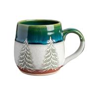 Christmas Tree Mug - Christmas Resin Cup Drinks Cup Coffee Cup Milk Cup Pattern Tableware | Kitchen Dining Room Women Men Kids Friends Mother Holiday Party Home Winter Scene